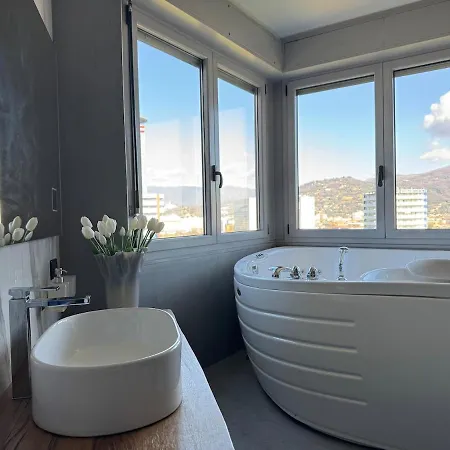 Panoramic Penthouse - Jacuzzi - Private Parking *
