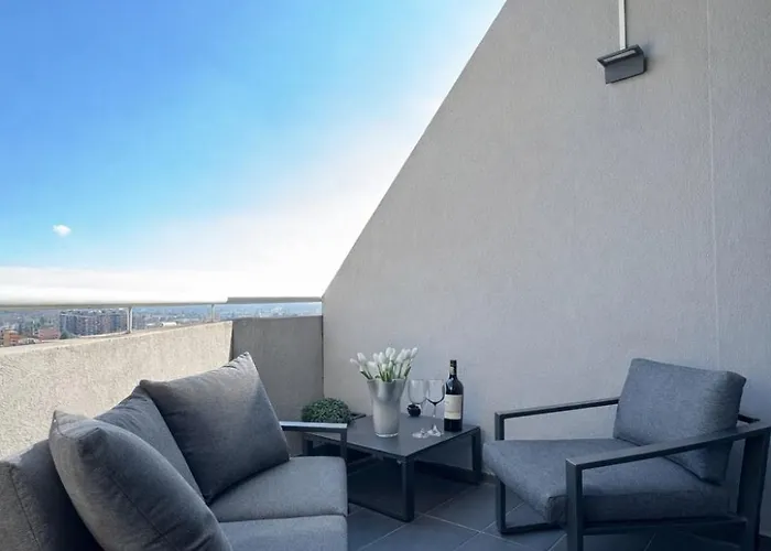 Apartment Panoramic Penthouse - Jacuzzi - Private Parking
